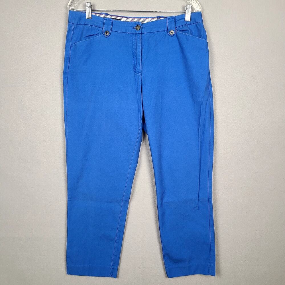 Women’s Brooks Brothers 346 Natalie Fit Pants Sz 10 Straight Leg Cotton Stretch